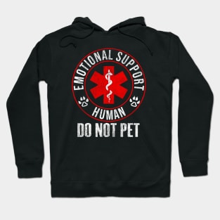 Emotional Support Human Do Not Pet Vintage Hoodie